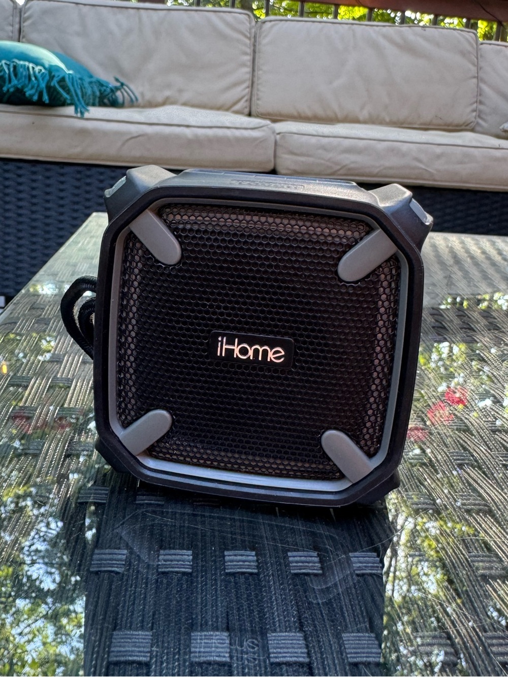 iHome Black Portable Bluetooth Speaker